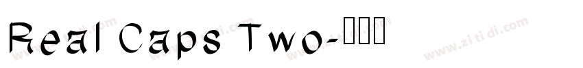 Real Caps Two字体转换
